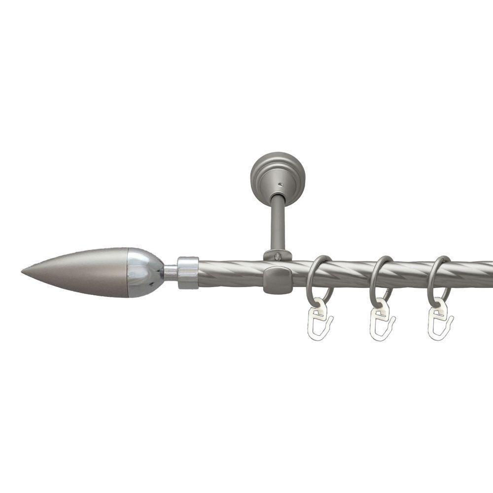 Карниз Orvit Линнея однорядный скрученный 16 мм 240 см Сатин (00-00022743)