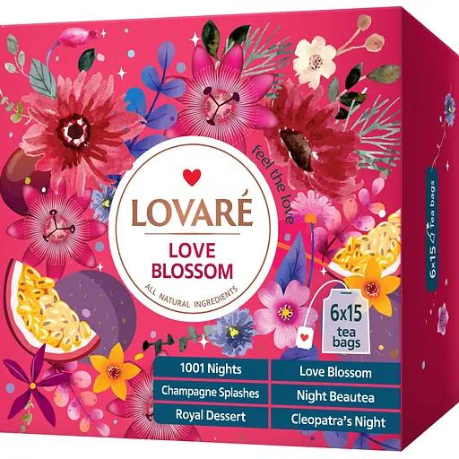 Набор чая Lovare love blossom 6 видов 90 пакетиков (lov1072) Набор чая Lovare love blossom 6 видов 90 пакетиков (lov1072)