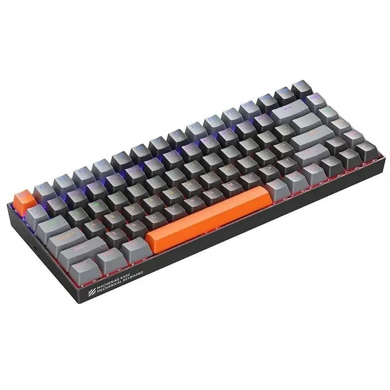 Клавіатура Machenike K500-B84 з підсвічуванням RGB Чорно-сірий (8685)
