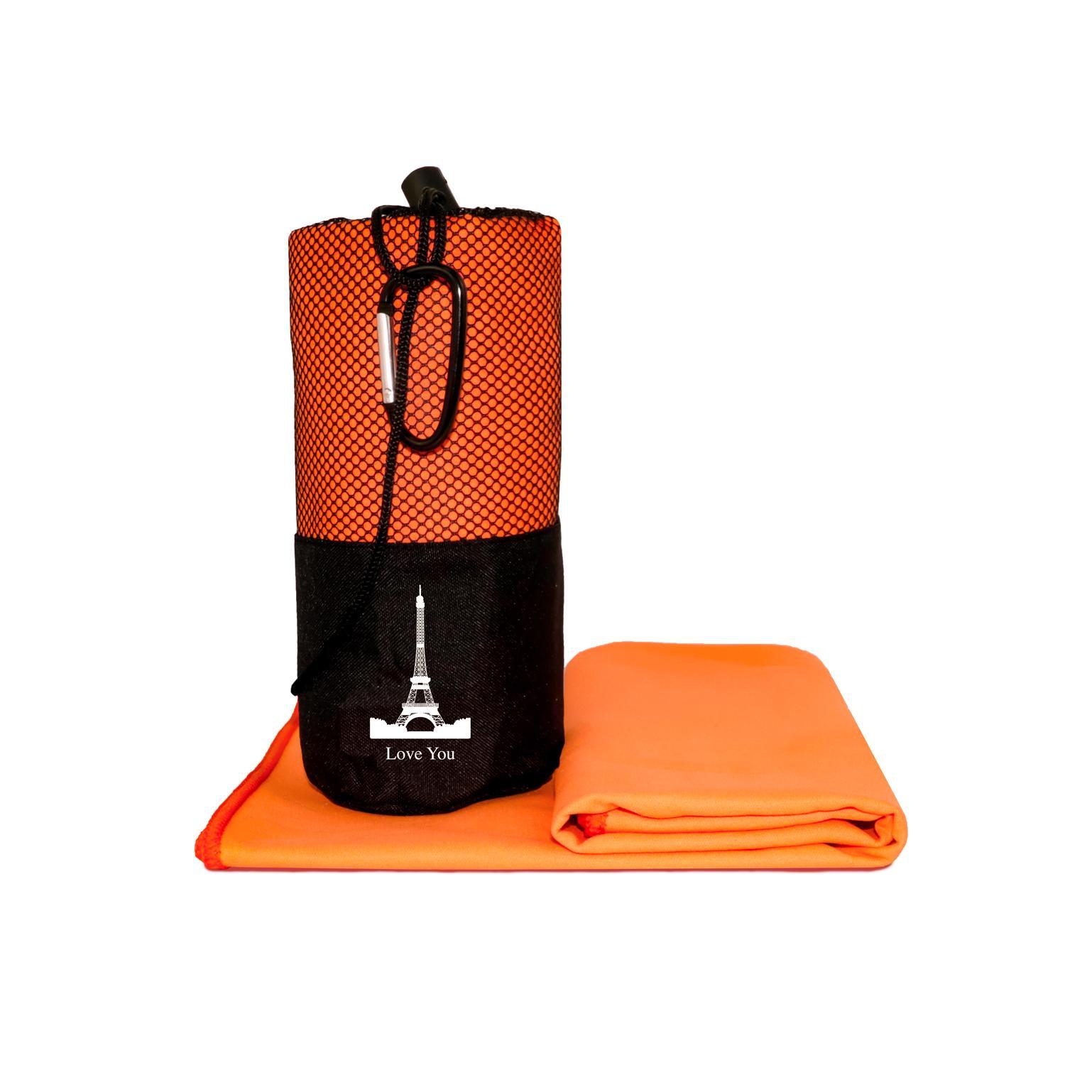 Рушник спортивний Love You з мікрофібри в чохлі 50х90 см Помаранчевий (60166) - фото 2 Рушник спортивний Love You з мікрофібри в чохлі 50х90 см Помаранчевий (60166) - фото 2