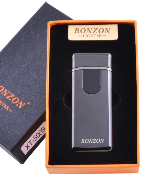 Зажигалка электроимпульсная в подарочной коробке Lighter USB (5009 Black)