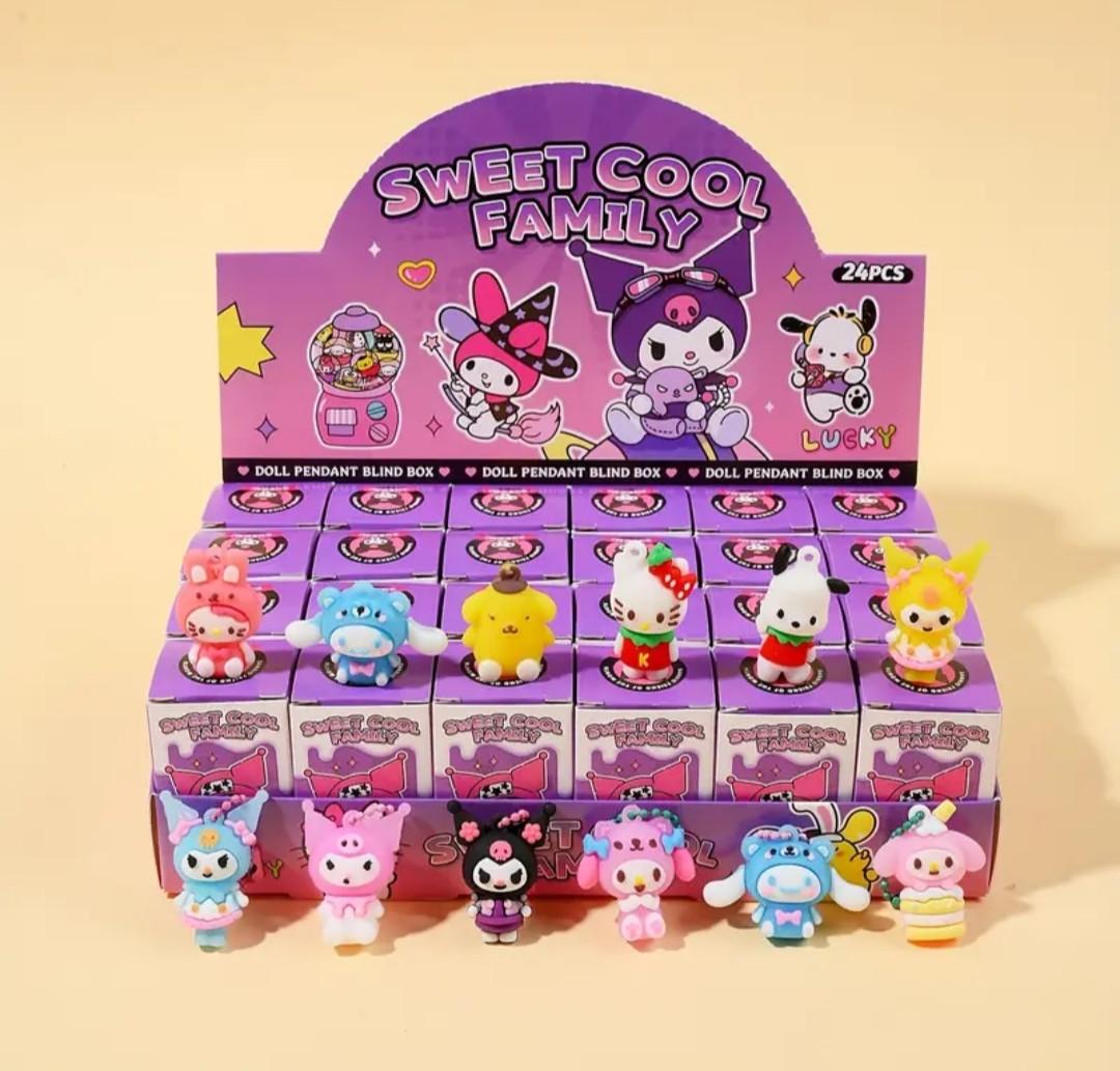 Коробка-сюрприз Family Lucky Blind Box Sweet Cool з брелоком (27829561) - фото 3