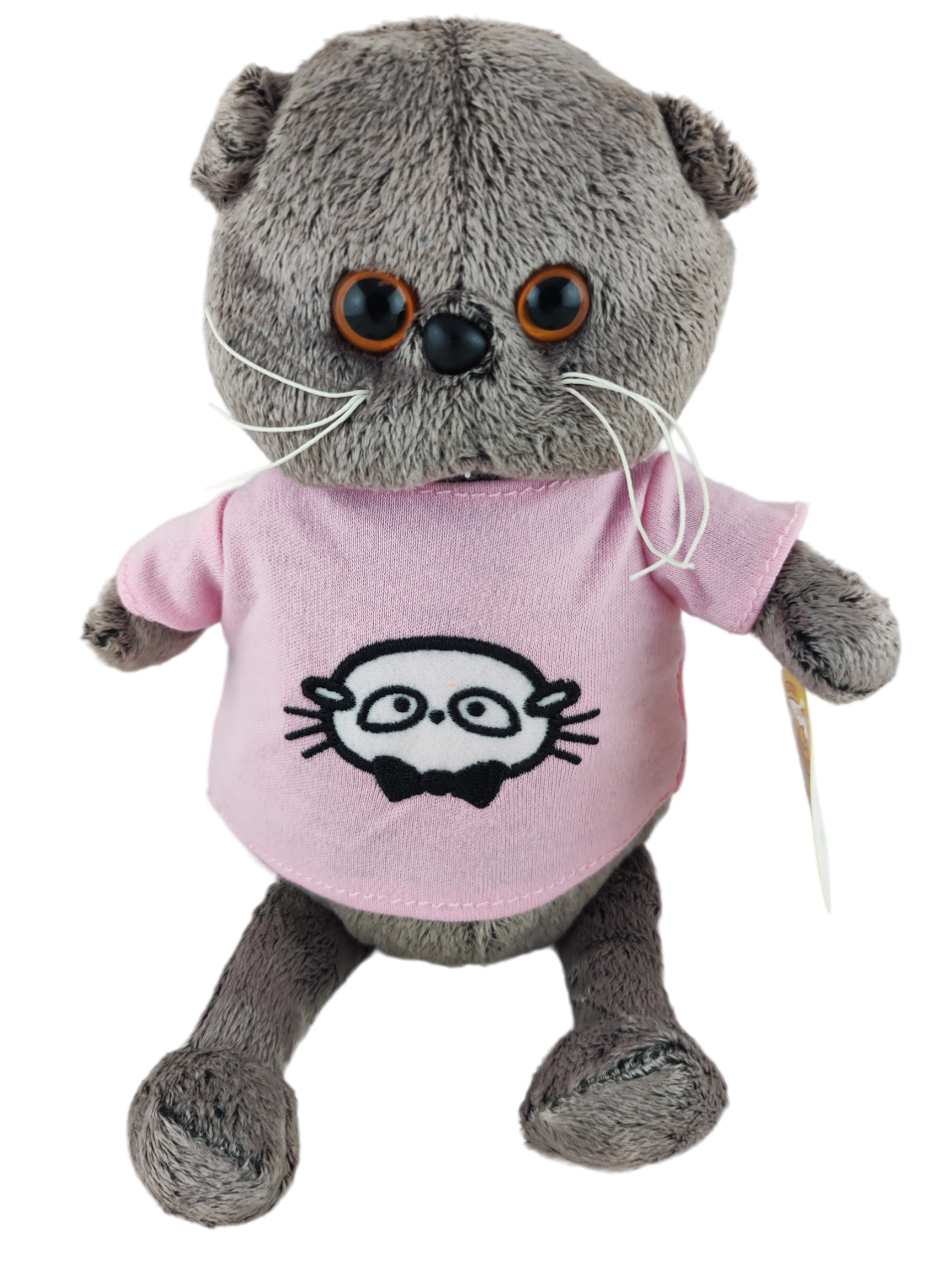 М'яка іграшка Кіт Басік у рожевій футболці 25 см (000035) М'яка іграшка Кіт Басік у рожевій футболці 25 см (000035)