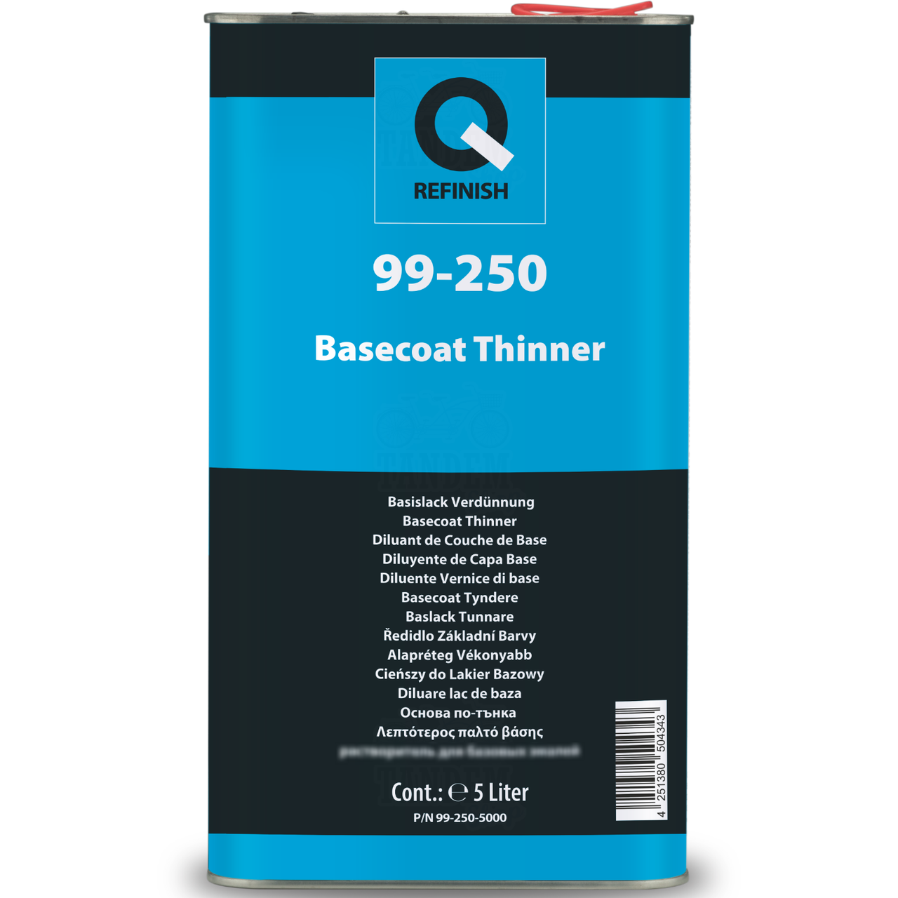 Разбавитель для базовых продуктов Q-REFINISH 99-250 5 л