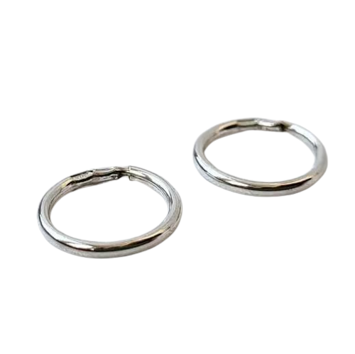 Серьги из серебра Конго 10 мм