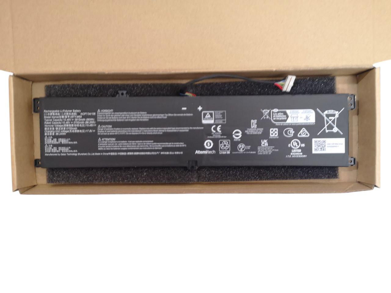 Аккумулятор для MSI Crosshair 16 HX D14VFKG-256TW/Pulse 17 AI/BTY-M5A/BTY-M59 5815 mAh 90Wh (000011989)