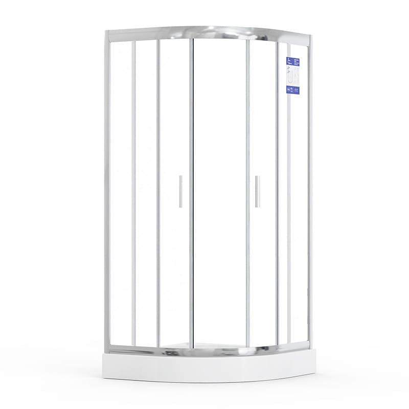 Душевая кабина Britc Lira 198x80x80 стекло 6 мм с поддоном Хром (TU-24873)