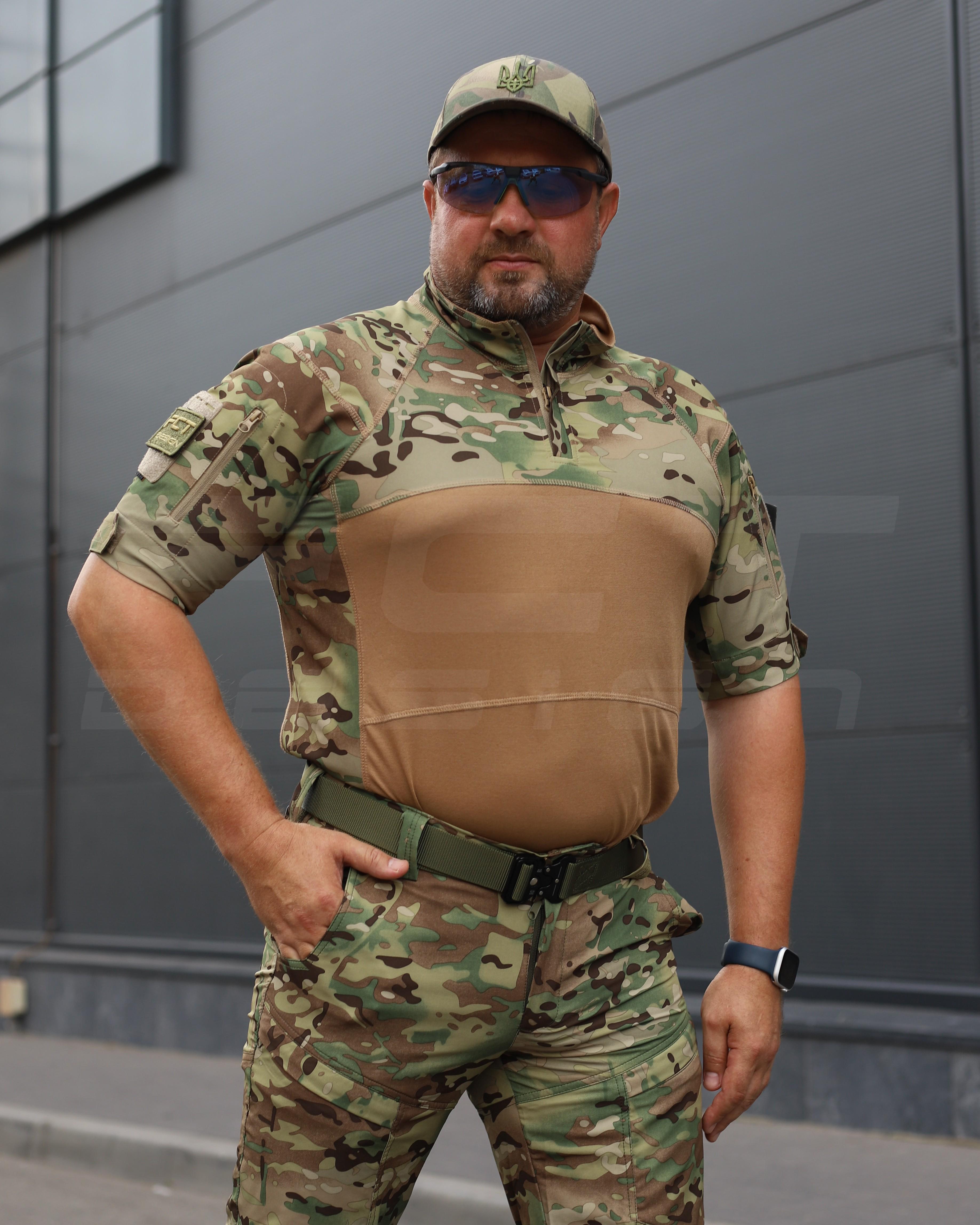 Сорочка убакс бойова FCT Design Страйкер з коротким рукавом р. 54 Мультикам - фото 4 Сорочка убакс бойова FCT Design Страйкер з коротким рукавом р. 54 Мультикам - фото 4