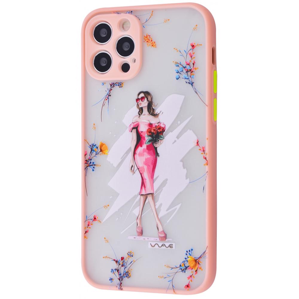 Чохол WAVE Cartoon Case (PC+TPU) iPhone 12 blind date З малюнком Бежевий