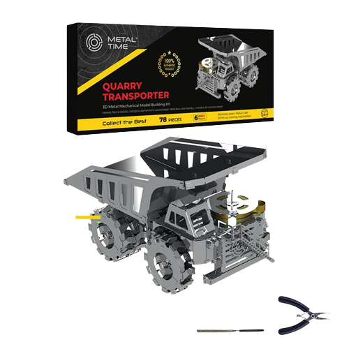 Конструктор METAL-TIME Quarry Transporter MT014 коллекционная модель (3029045) - фото 7 Конструктор METAL-TIME Quarry Transporter MT014 коллекционная модель (3029045) - фото 7