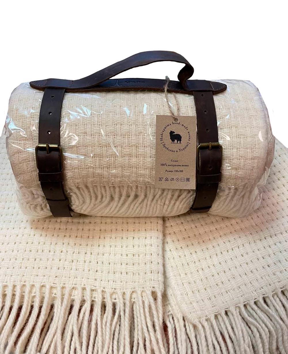 Плед шерстяной Love You тревел 130x180 см (4539)