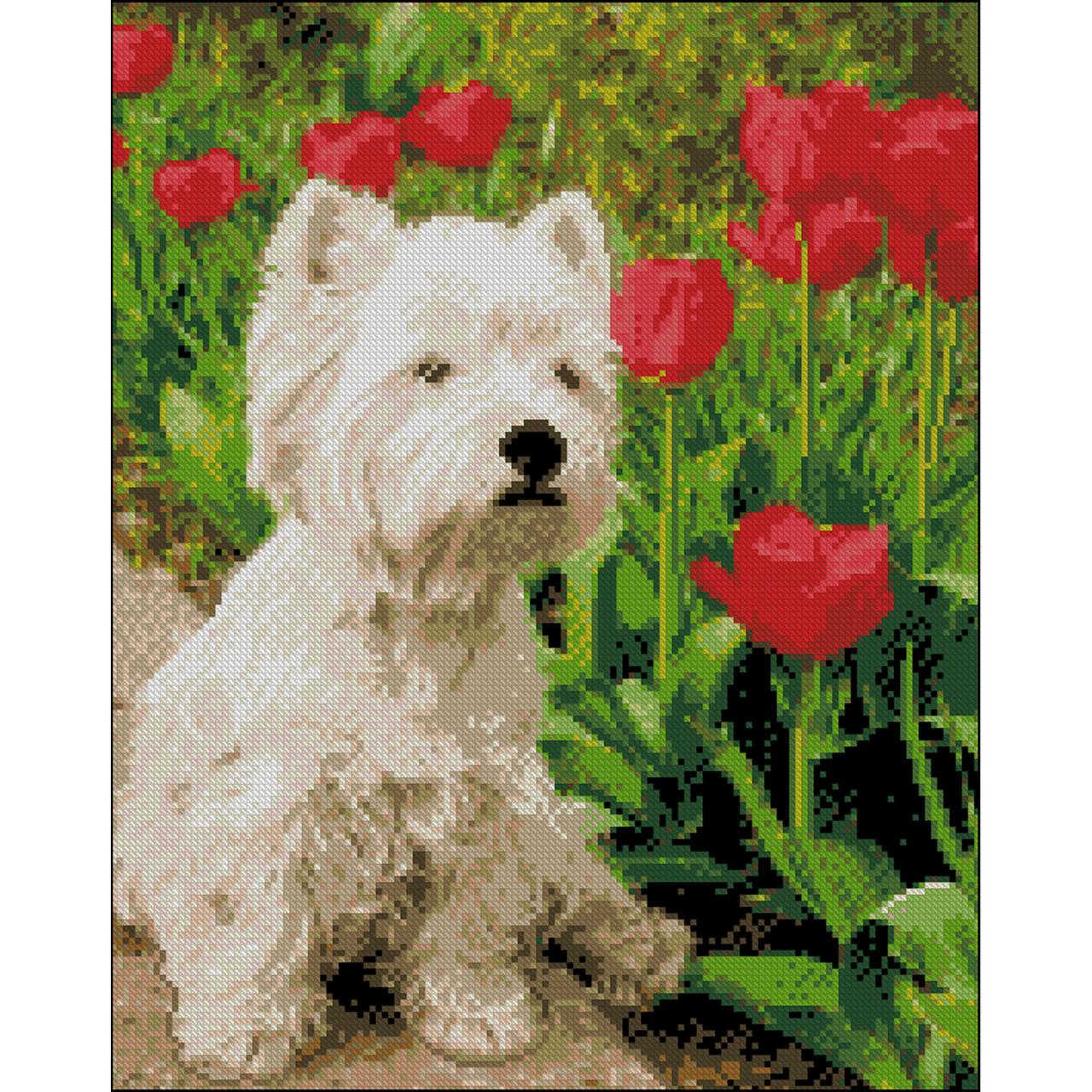 Алмазна мозаїка Strateg На прогулянці без підрамника 40х50 см (ZAV4050-30)