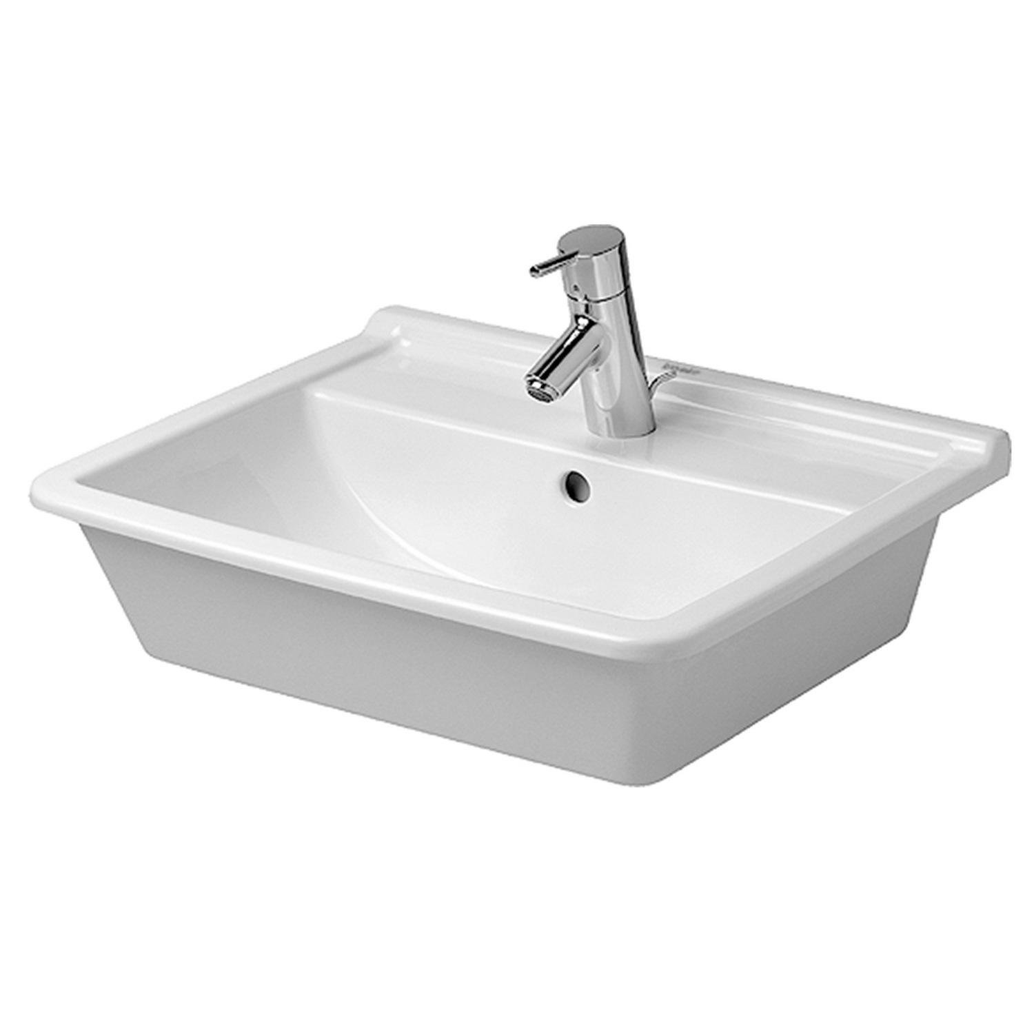 Умывальник врезной DURAVIT Starck3 0302560000 560x465x195 мм Белый (112961)