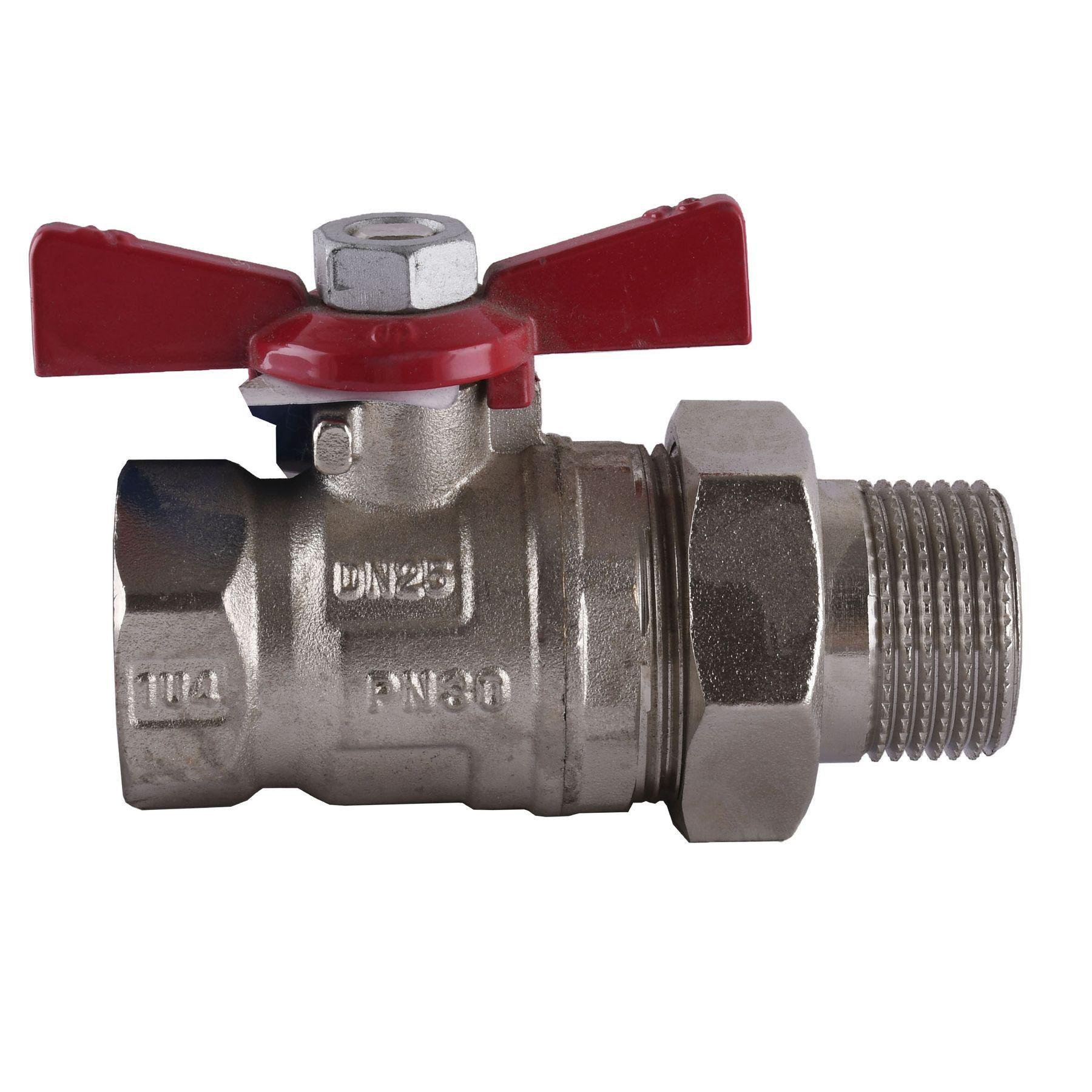 Кран шаровой прямой Arco TURIA с американкой 3/4" (0117408/000004845)