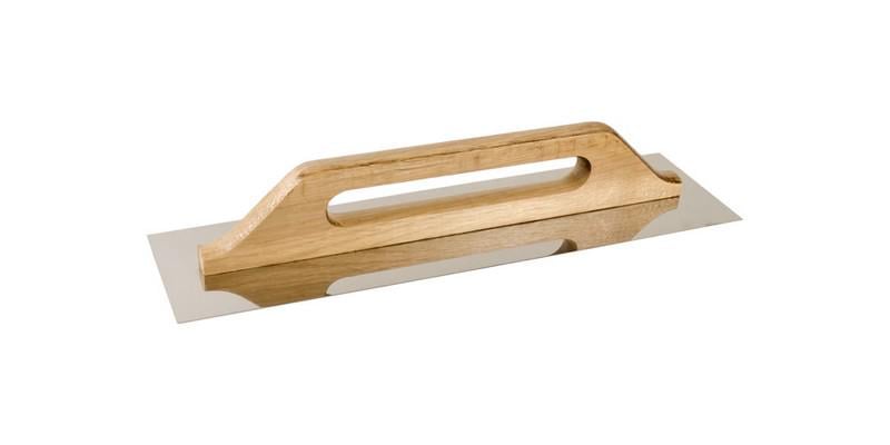 Терка MasterTool GM 125х480 мм нержавіюча з дерев'яною ручкою (08-3500)