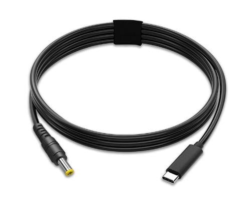 Кабель питания для зарядки ноутбука от повербанка Dell USB Type-C 65W DC 4,5х3,0х0,6