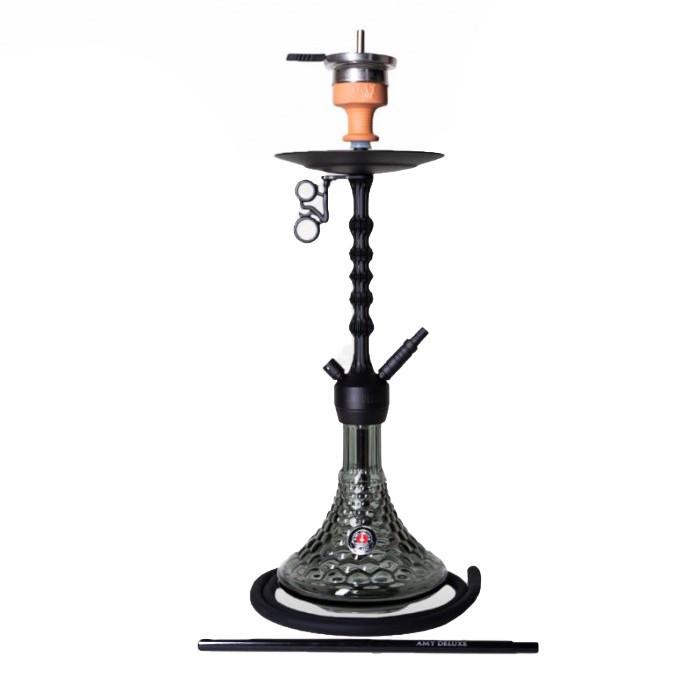 Кальян AMY Deluxe 072.01 Alu Antiqe Berry на 1 персону 80 см Черный (1023434510)