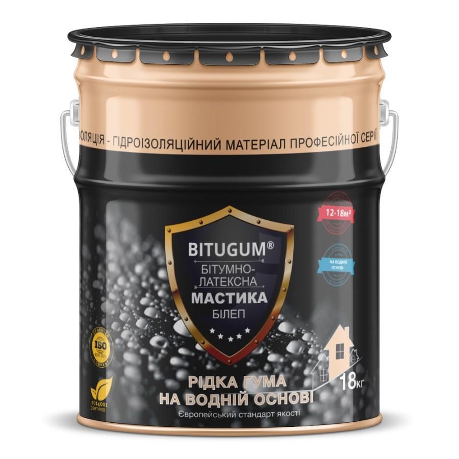 ᐉ Мастика BITUGUM БИЛЭП Жидкая резина 5 кг (03829) • Купить в Киеве ...
