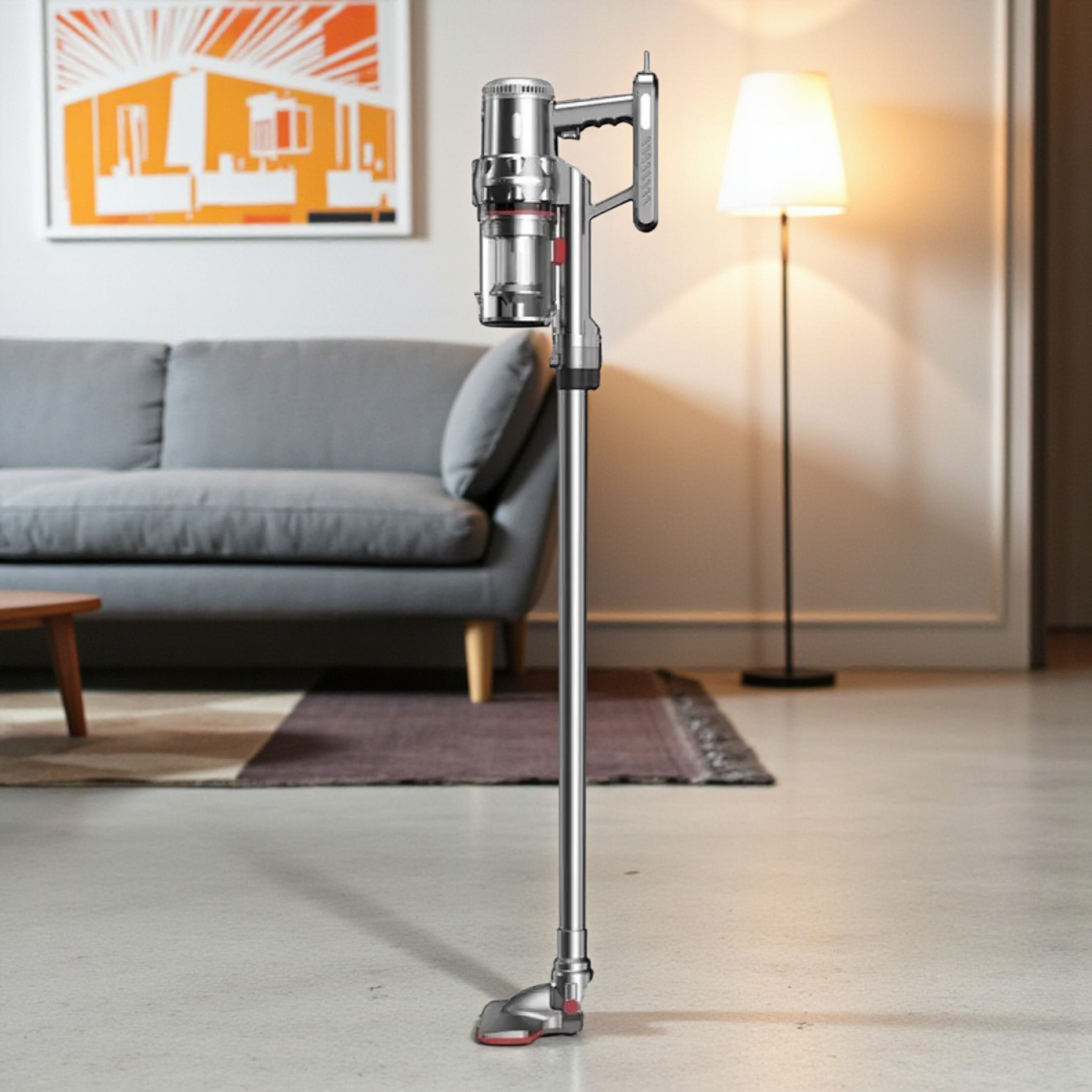 Пилосос ручний вертикальний із циклонним фільтром Sokany SK-3378 для сухого прибирання Сріблястий (SK-3378) - фото 6 Пилосос ручний вертикальний із циклонним фільтром Sokany SK-3378 для сухого прибирання Сріблястий (SK-3378) - фото 6