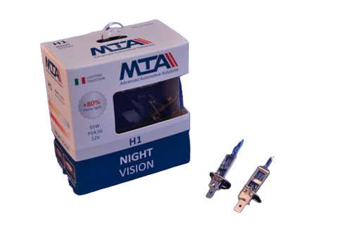 Лампа автомобільна MTA Night Vision HB4 P14.5s 12 В 55 Вт 2 шт.