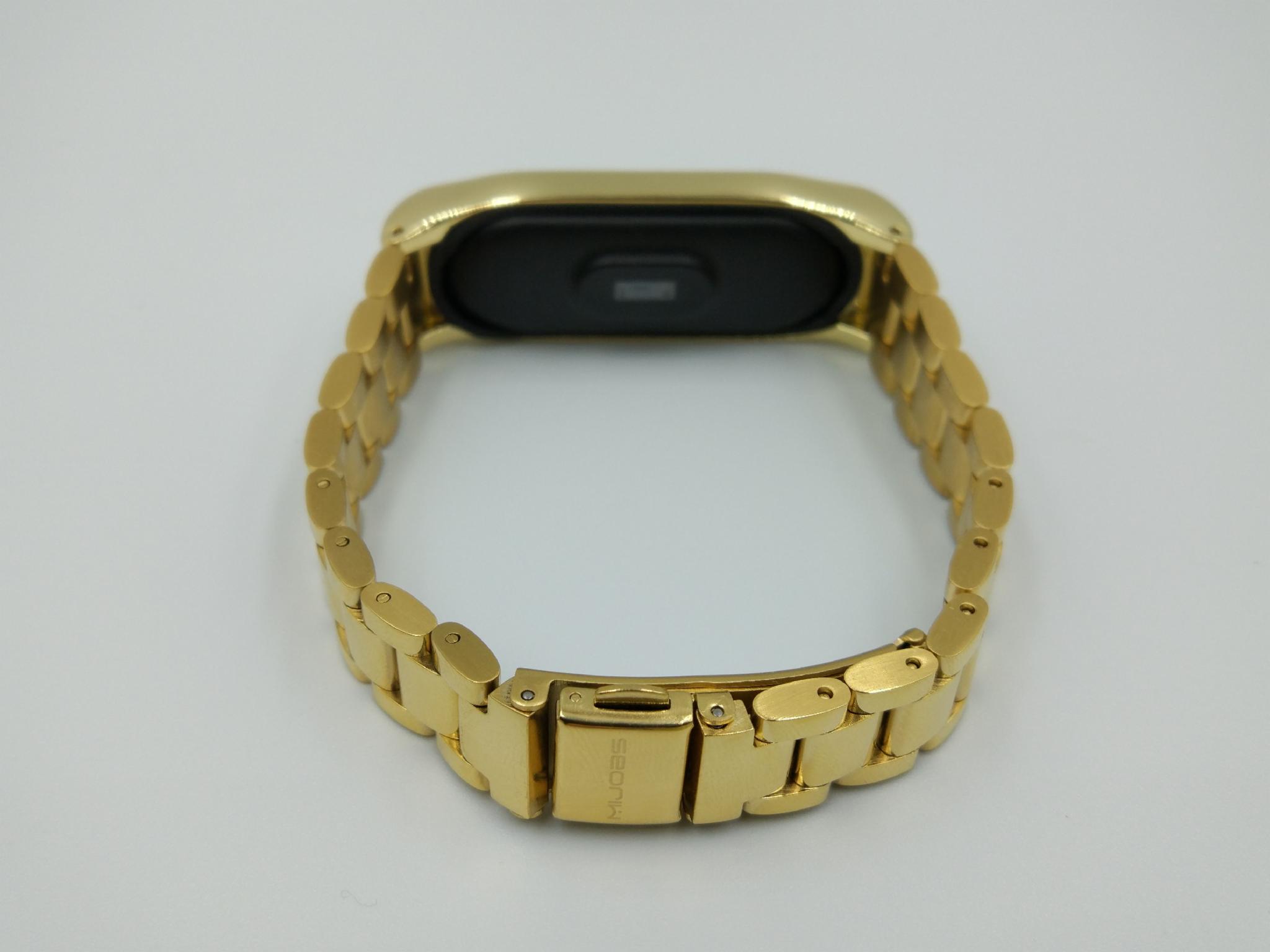 Ремінець MiJobs металевий для Xiaomi Mi Band 5/4/3 Золотий (1789P) - фото 9 Ремінець MiJobs металевий для Xiaomi Mi Band 5/4/3 Золотий (1789P) - фото 9