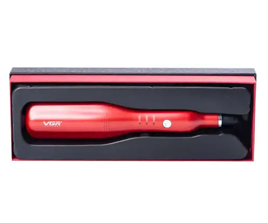Плойка-гофре VGR V-530 глубокая волна с керамическим покрытием Красный (29885450) - фото 5