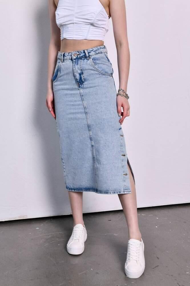 Юбка женская Veto Jeans VT253450 M Синий (189185-M)