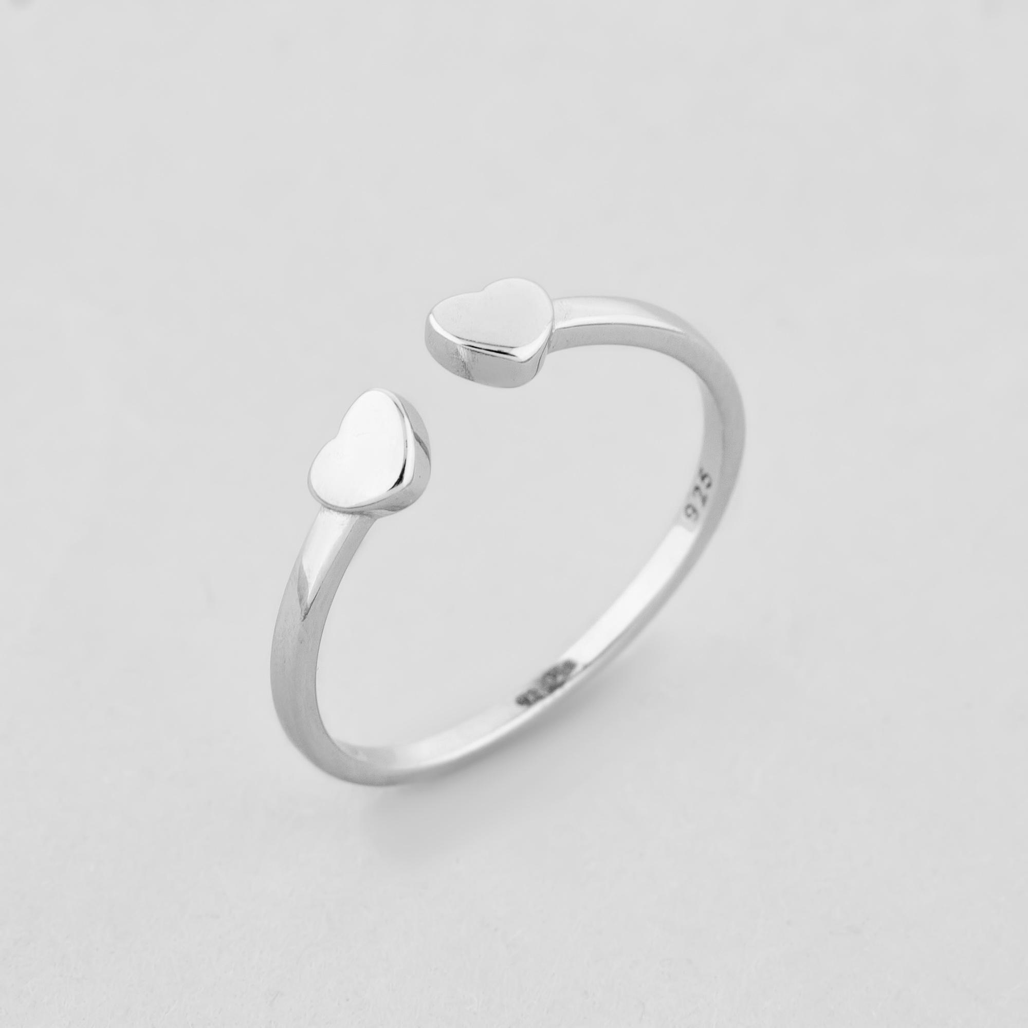 Кольцо Хрупкие сердечки (510419)