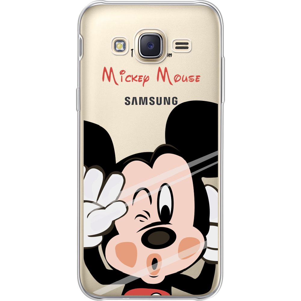 Чехол BoxFace Samsung J500H Galaxy J5 Mister M Прозрачный силикон (25242-cc58-25242)