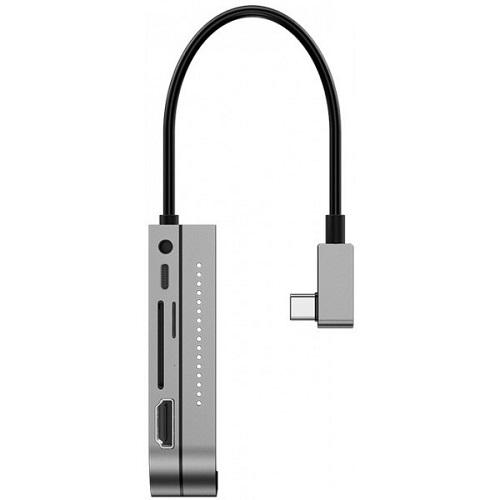 Док-станция BASEUS CAHUB-WJ0G USB3.1 Type-C HDMI Темно-серый - фото 2