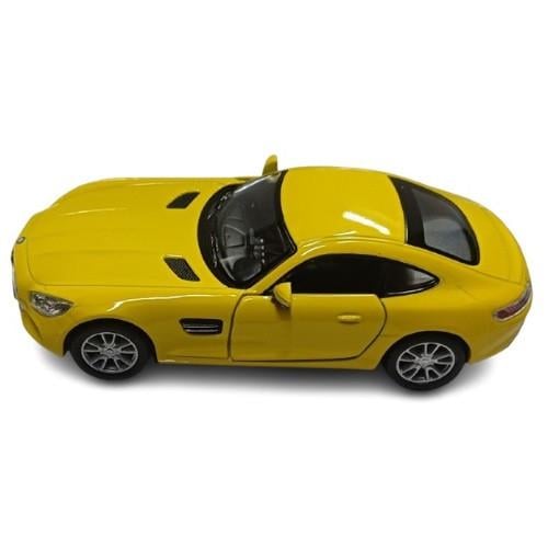 Машинка Kinsmart Mersedes-AMG GT желтый (KT5388W)