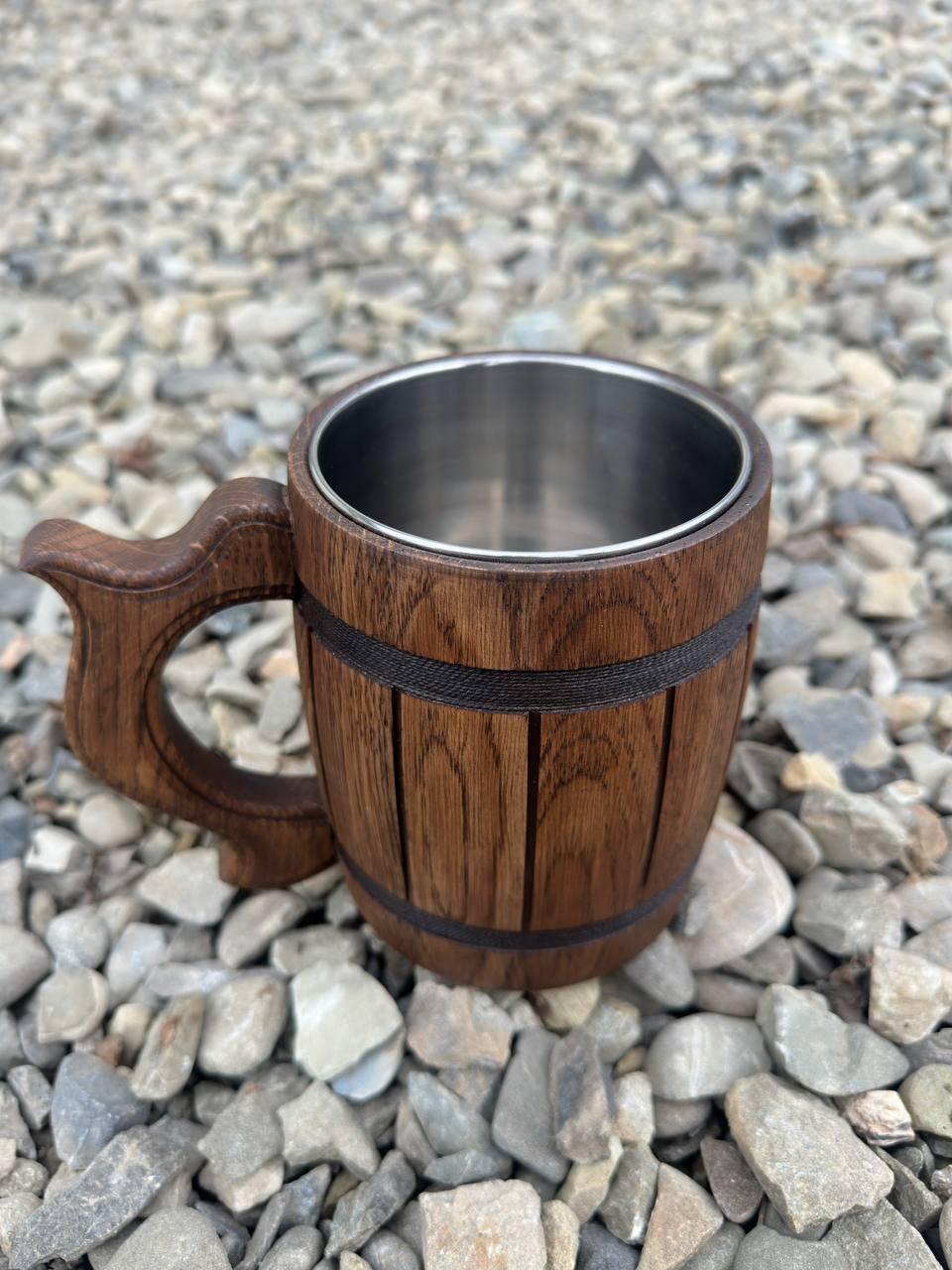 Кружка пивна дубова ручної роботи (1983485984) - фото 9 Кружка пивна дубова ручної роботи (1983485984) - фото 9