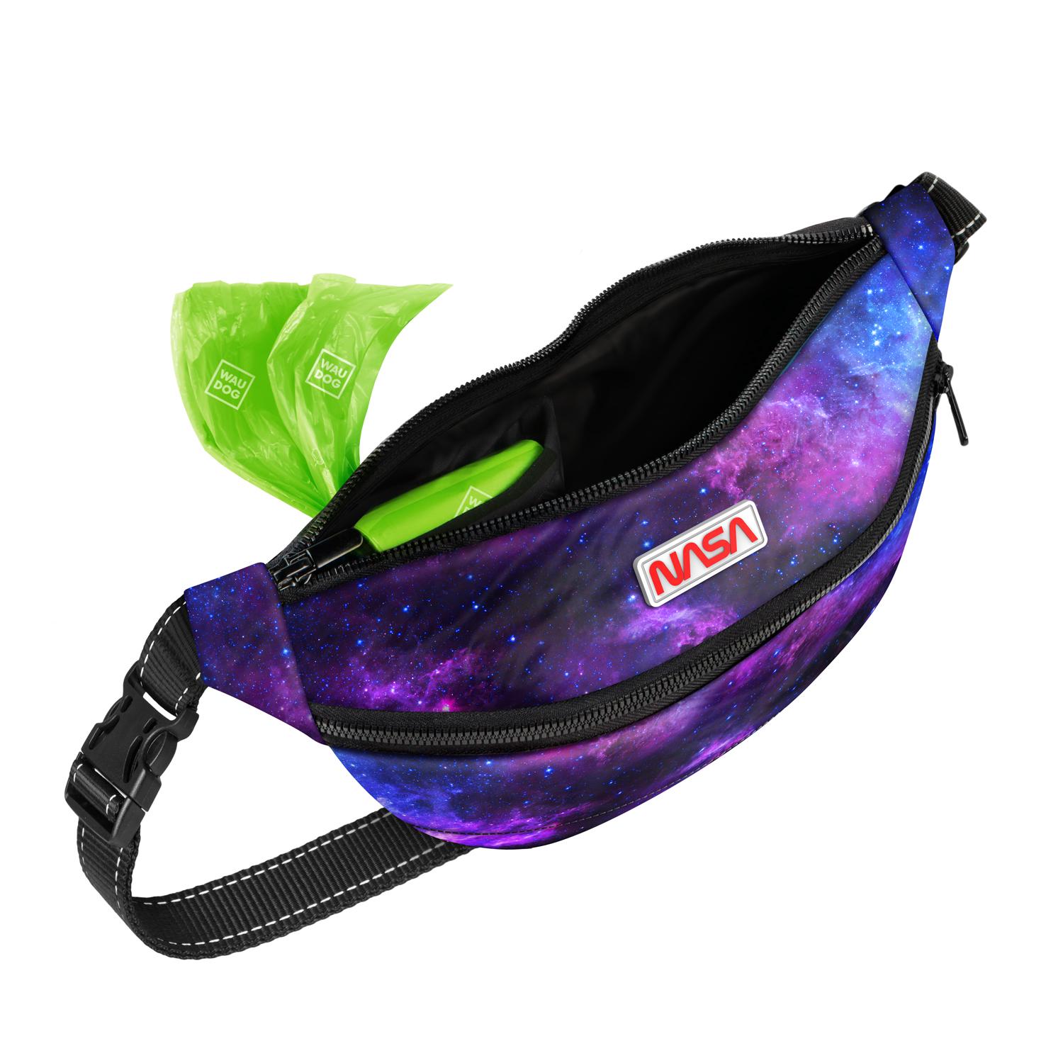 Поясна сумка бананка Waudog Family NASA21 33x17x10 см Blue (363-0148) - фото 5 Поясна сумка бананка Waudog Family NASA21 33x17x10 см Blue (363-0148) - фото 5
