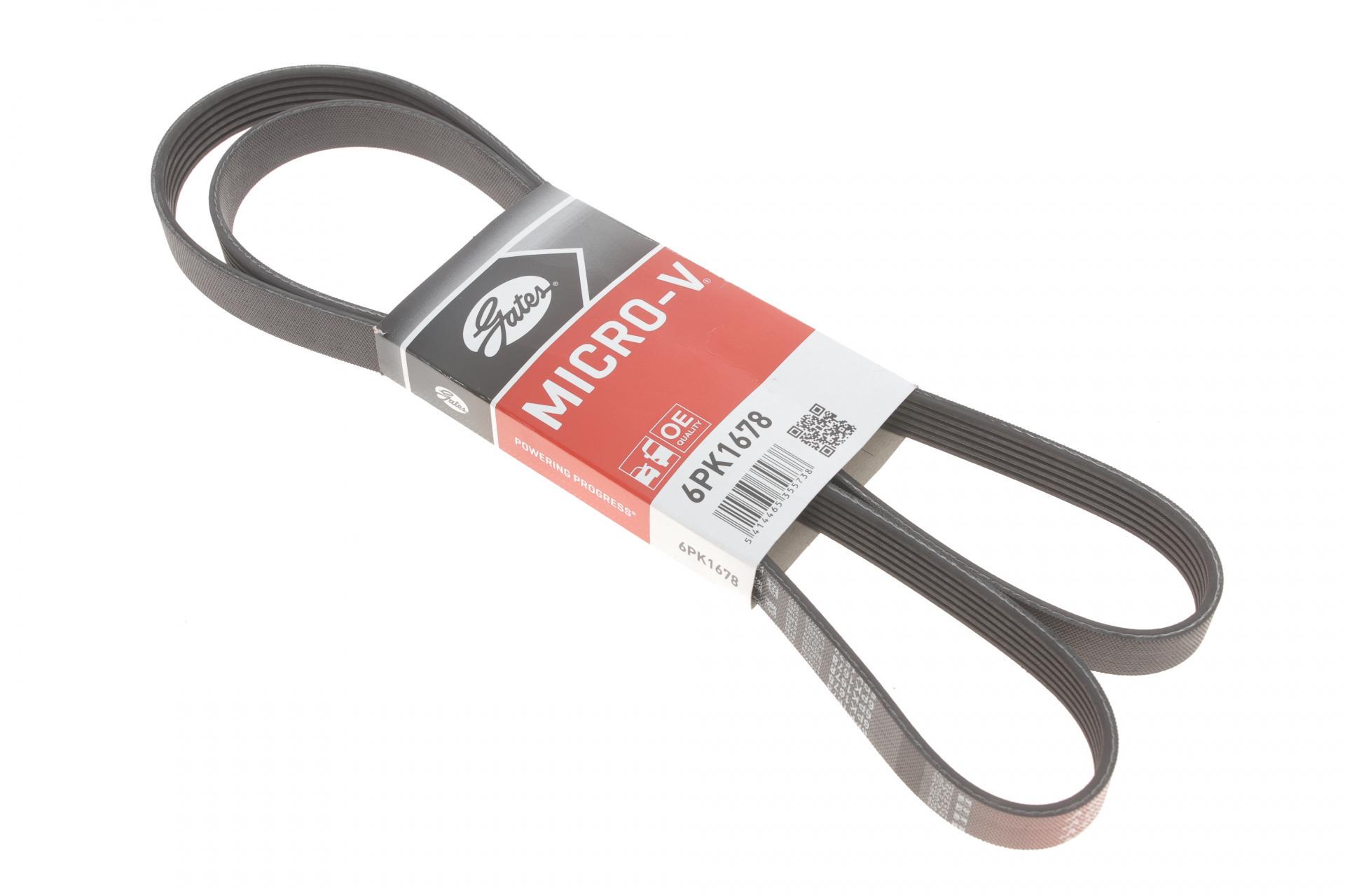 Ремень генератора GATES Citroen Berlingo/Peugeot Partner 1.9D 98-06 (6PK1678) Ремень генератора GATES Citroen Berlingo/Peugeot Partner 1.9D 98-06 (6PK1678)