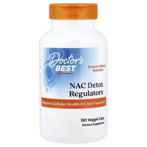 Добавка N-ацетил-L-цистеїн Doctor's Best NAC 600 мг 180 капс. (DRB-00517)