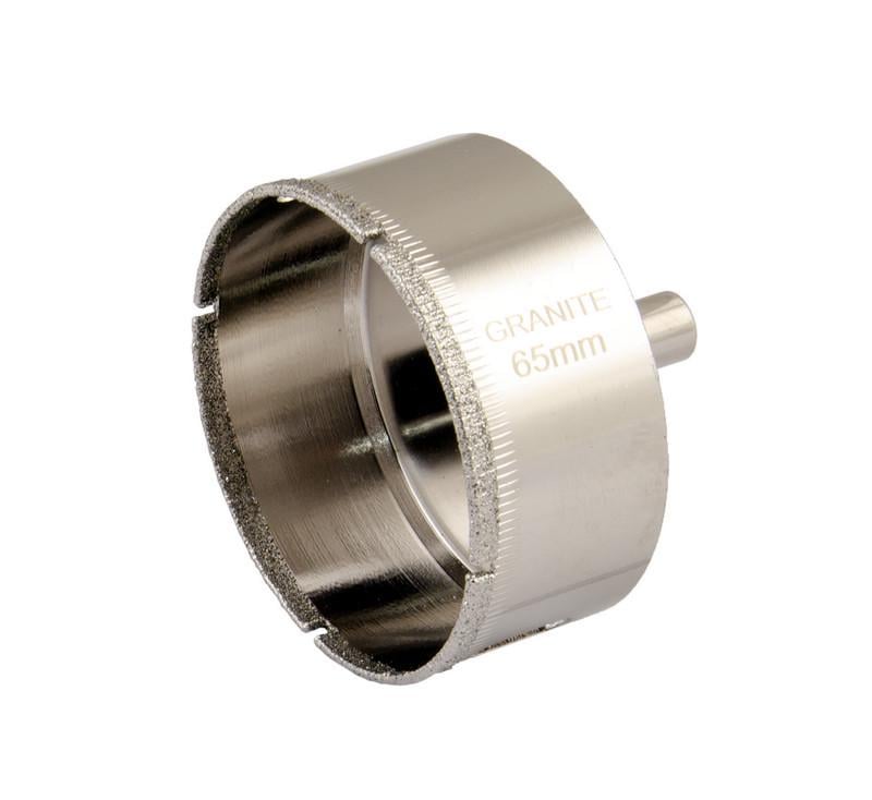Сверло трубчатое Granite с алмазным напылением для стекла и плитки 65 мм (2-01-265) Сверло трубчатое Granite с алмазным напылением для стекла и плитки 65 мм (2-01-265)