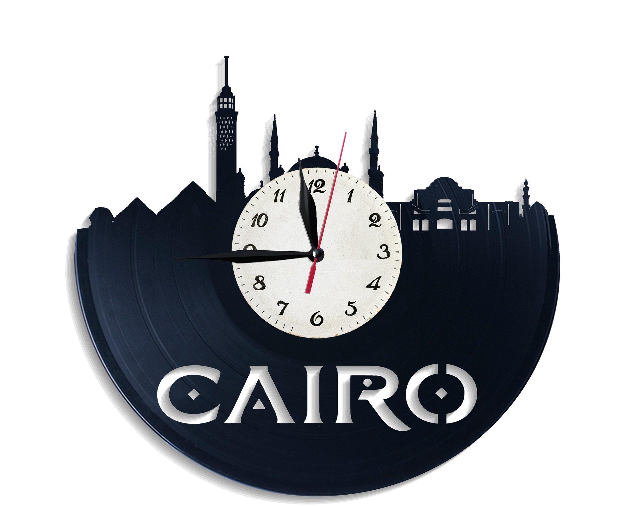 Часы настенные Каир 2551 из виниловой пластинки