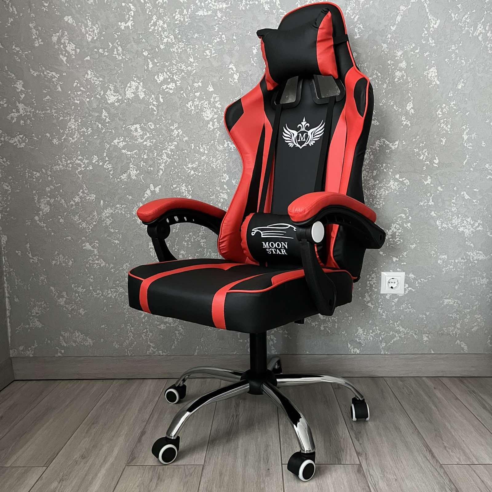 Кресло компьютерное MOONSTAR M1 Черный/Красный (10627158)