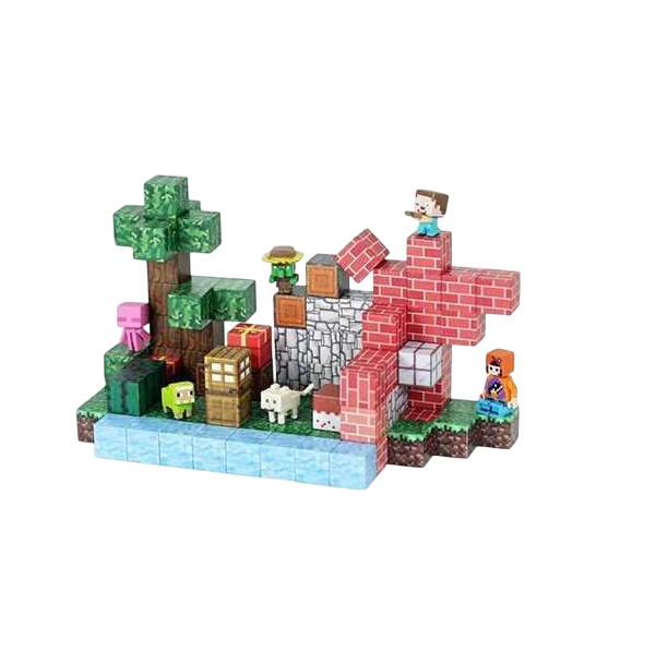 Конструктор магнітний Minecraft LZCK084 фігурки героїв 97 елементів (MTT-198621)