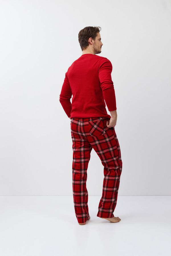Піжама чоловіча в клітинку Aruelle XXL Червоний (Benson-long) - фото 2 Піжама чоловіча в клітинку Aruelle XXL Червоний (Benson-long) - фото 2