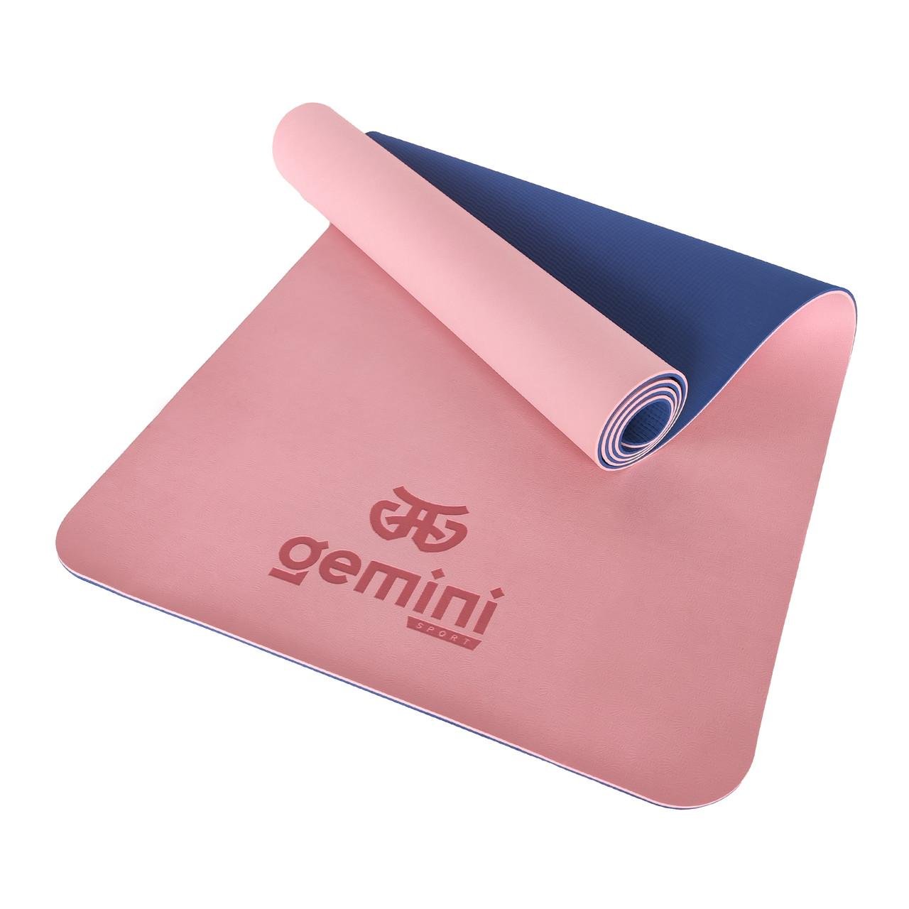 Коврик для фитнеса и йоги Gemini Pro GE-6LBLO TPE/TC 6 мм (14729321) - фото 1 Коврик для фитнеса и йоги Gemini Pro GE-6LBLO TPE/TC 6 мм (14729321) - фото 1