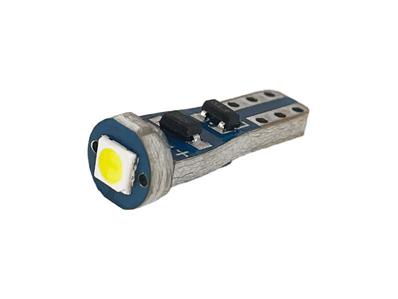 Автолампа светодиодная T5 W1,2W 12-24 В SMD3030-1led Белый (6460)