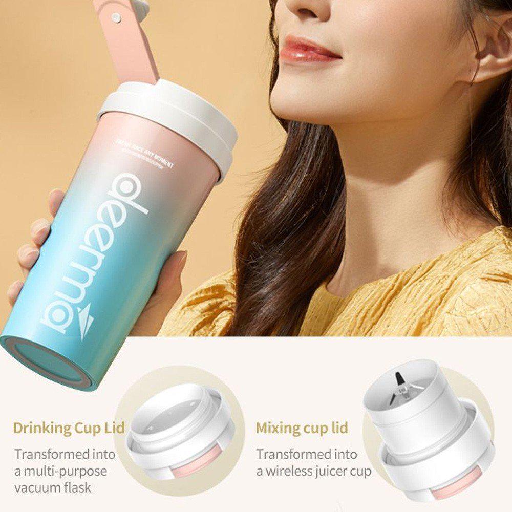 Фитнес-блендер Deerma Insulation Juice Cup (DEM-NU90) - фото 2 Фитнес-блендер Deerma Insulation Juice Cup (DEM-NU90) - фото 2