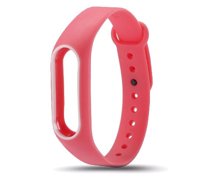 Силиконовый ремешок Primo для фитнес-браслета Xiaomi Mi Band 2 Pink/White (441442278)