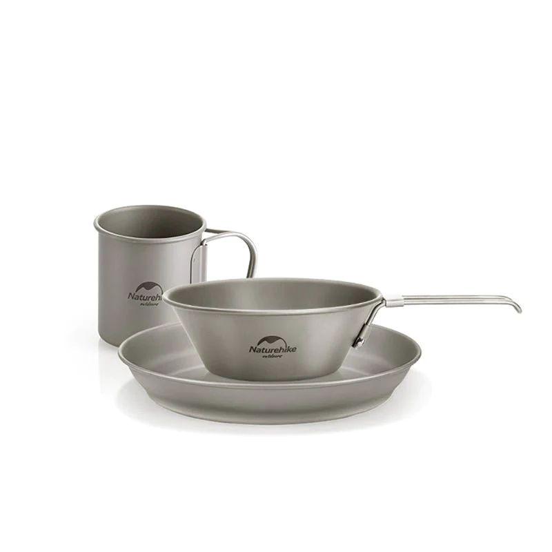 Набор посуды Naturehike CNH22CJ044 3 шт. Grey (6975641887591)