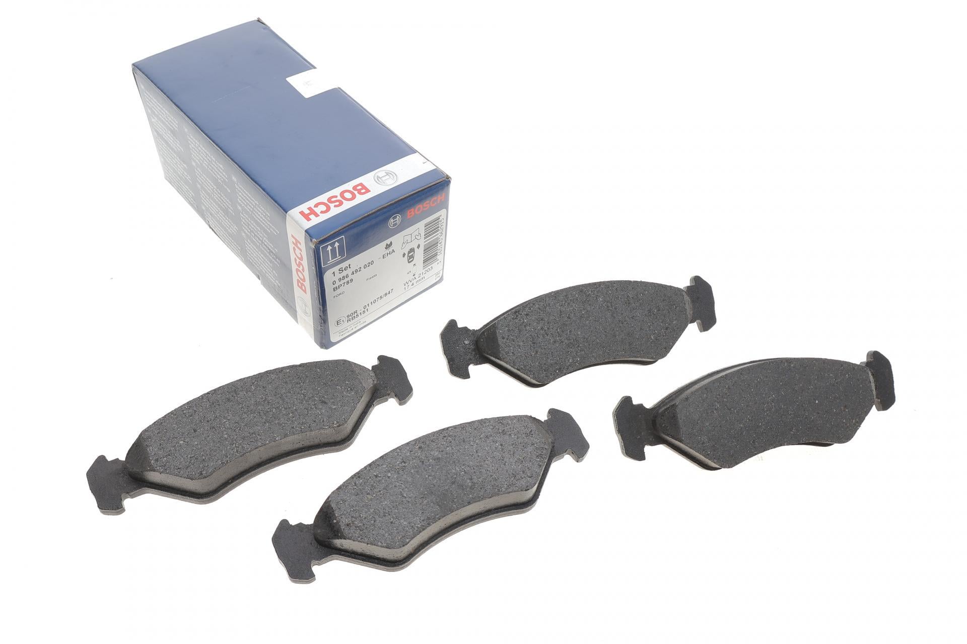 Колодки тормозные передние Ford Fiesta 89-02 (0 986 492 020 BOSCH) Колодки тормозные передние Ford Fiesta 89-02 (0 986 492 020 BOSCH)