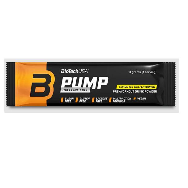 Комплекс до тренировки BioTechUSA Pump Caffeine free 11 g Ice Tea Lemon