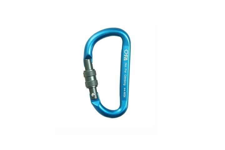 Карабін допоміжний з муфтою First Ascent Nfc 7 мм Blue (578052)