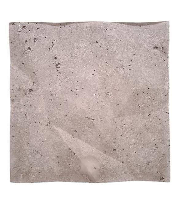 3D-панель гіпсова декоративна Кристал під бетон 500x500x20 мм Сірий (30845165)