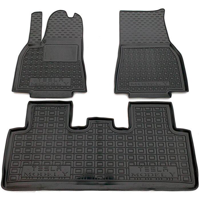 Килимки автомобільні AVTO-Gumm Tesla Model Y 19- N1 Чорний (11827)